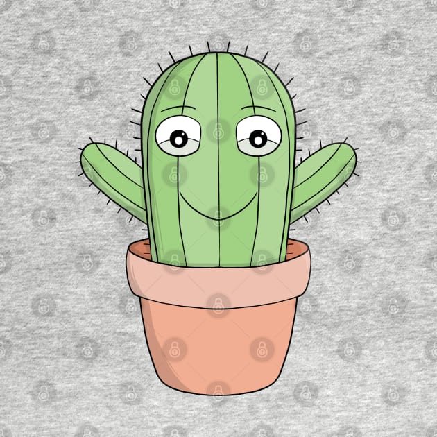 A cute smiling cactus by DiegoCarvalho